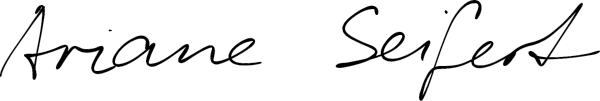 Ariane Seifert - Signatur